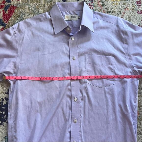 Marks & Spencer Lilac Purple Button Down Shirt 15.5" - Picture 5 of 7
